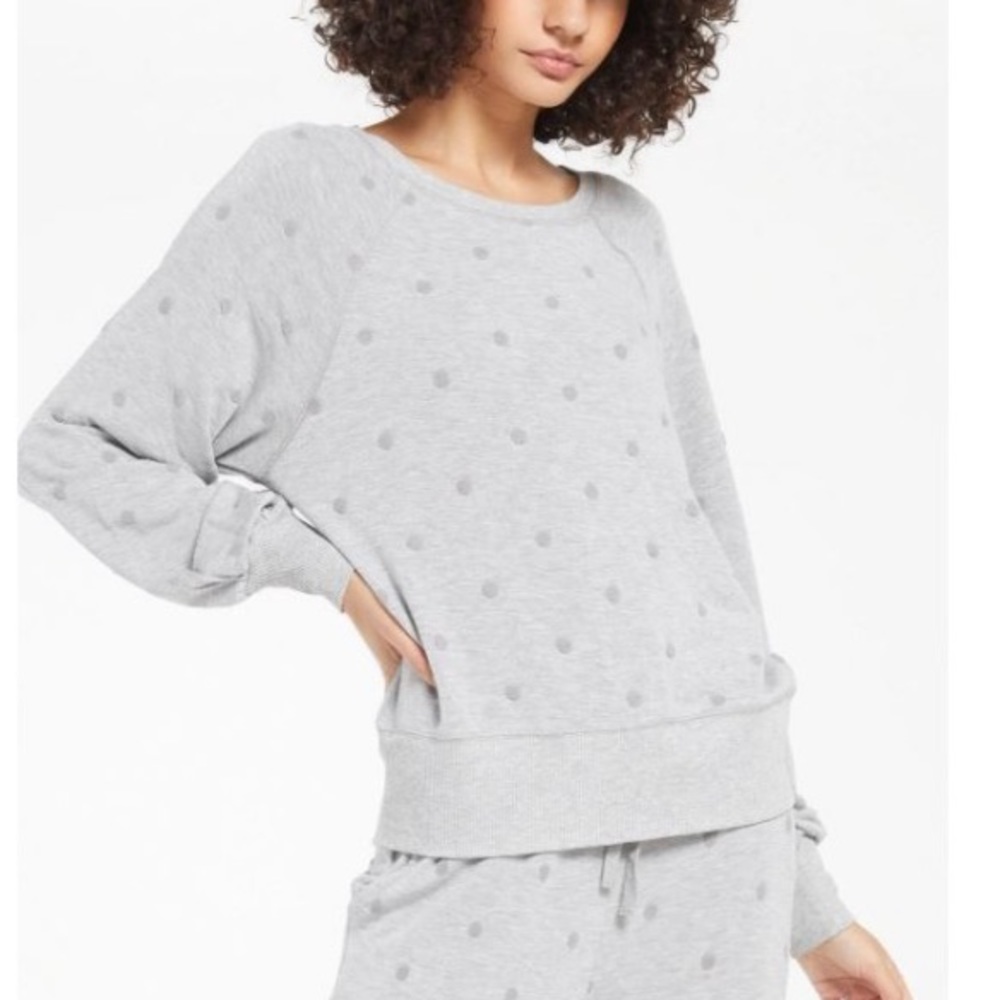 Z Supply Brook Dot Pullover